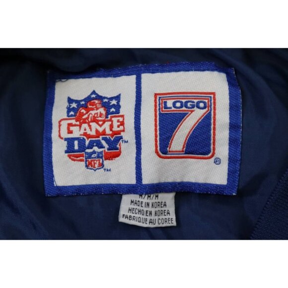 Vtg 90s Dallas Cowboys Game Day Windbreaker Pullover Size Medium - Picture 2 of 9